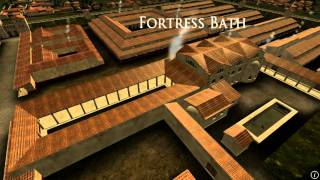 Animation of ancient Roman Fort in Caerleon Wales [upl. by Teodora956]