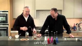 How to make a frappé coffee using an aerolatte milk frother [upl. by Nichy155]