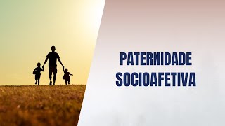 Paternidade socioafetiva [upl. by Kery749]