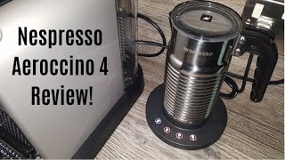 Nespresso Aeroccino 4 Milk Frother Review  Worth upgrading from the Aeroccino 3 [upl. by Roye727]