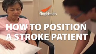 How To Position A Stroke Patient [upl. by Cis495]