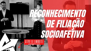 DIREITO DE FAMÍLIA Reconhecimento de filiação socioafetiva [upl. by Sara]