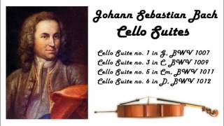 Johann Sebastian Bach  Cello suites in 432 Hz great for reading or studying [upl. by Atinomar]