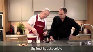 How to make a hot chocolate using an aerolatte milk frother [upl. by Friedberg]